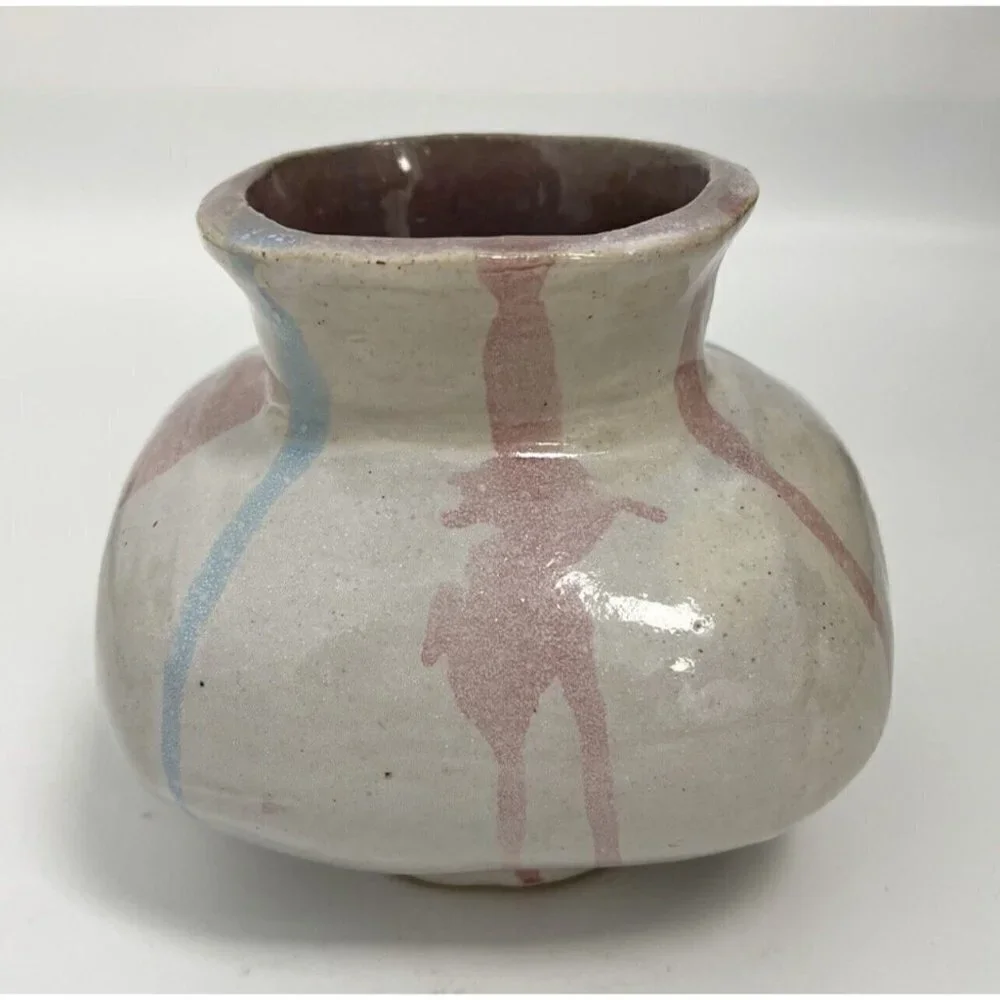 Vintage Studio Art Pottery Ceramic Glaze Vase